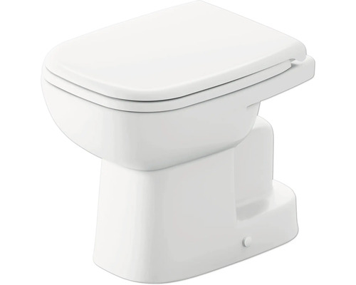 DURAVIT Stand-WC D-Code Tiefspüler mit Spülrand Abgang senkrecht weiß glänzend ohne WC-Sitz 2110010000 Stand-WC mit WC-Sitz