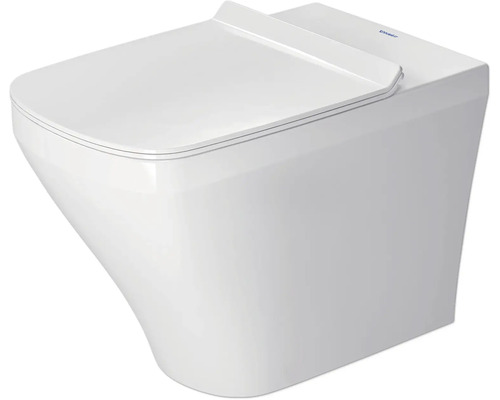 DURAVIT Stand-WC DuraStyle Tiefspüler mit Spülrand Abgang waagerecht weiß glänzend ohne WC-Sitz 2150090000 Wand-Tiefspülklosett aus Sanitärkeramik mit geschlossenem Spülrand