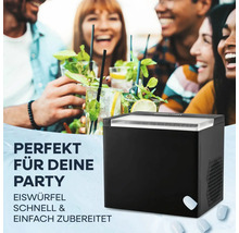 Eiswürfelmaschine vor Partykulisse