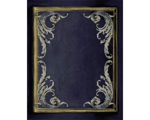 Cadre de miroir orné avec des ornements floraux