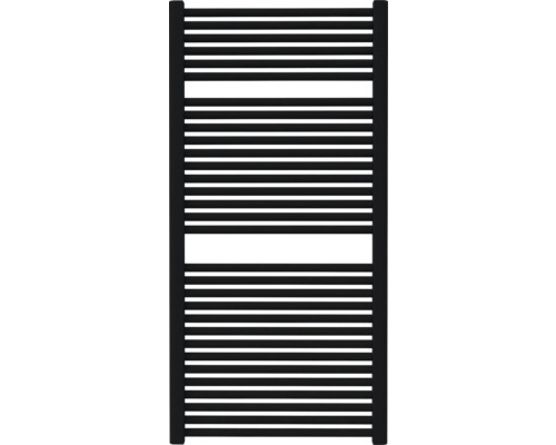 Rotheigner Badheizkörper CLASSIC 1215 x 600 mm schwarz matt Anschluss Beidseitig unten