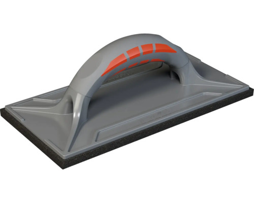Planche de jointoiement avec revêtement en mousse de caoutchouc Akkit 280 x 140 mm Taloche éponge avec poignée pour jointoyer les carreaux