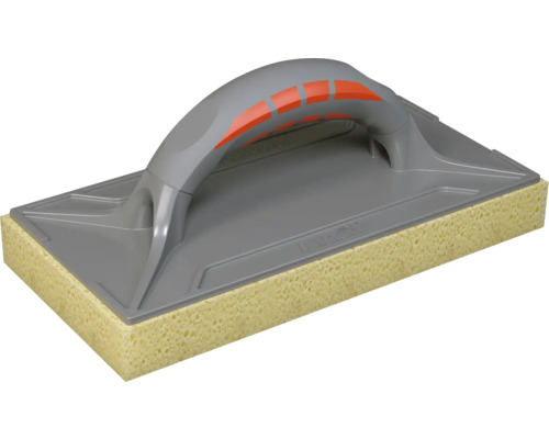 Taloche de lavage Akkit avec éponge hydro 280 x 140 mm lisse Truelle éponge avec manche pour travaux de construction
