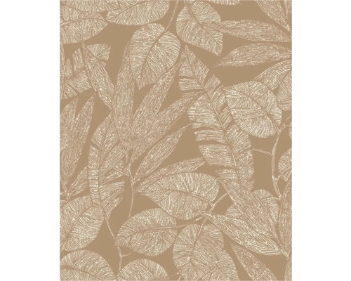 Papier peint avec motif de feuilles