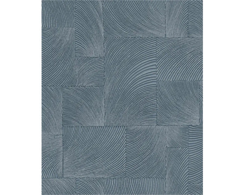 Papier peint avec motif de lignes courbes en forme de blocs