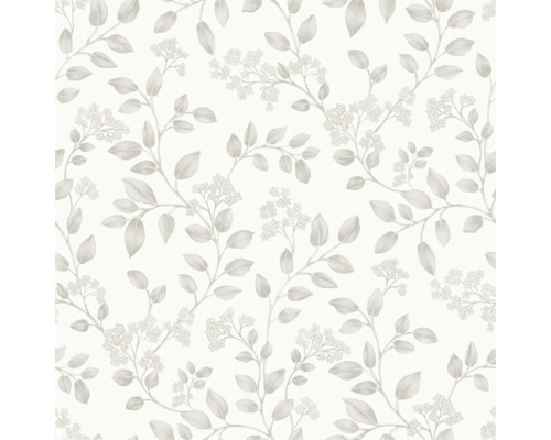 Papier peint avec motif de feuilles et de fleurs