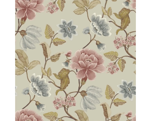 Papier peint à motif floral