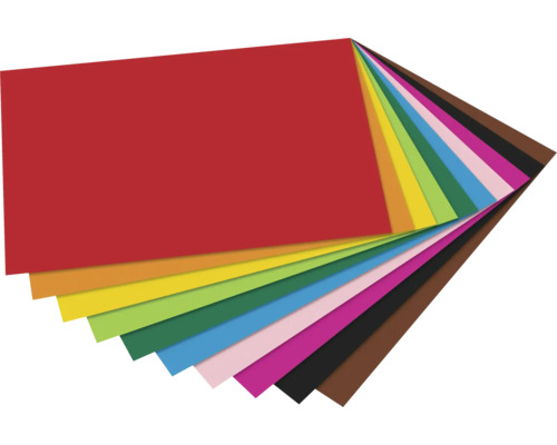 Lot de papier coloré pour bricolage