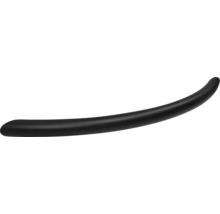 Main courante cintrée noire en plastique