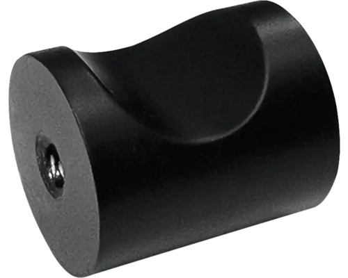 Bouton de meuble noir en métal