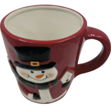 Tasse avec motif bonhomme de neige