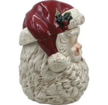 Boîte à biscuits Père Noël en céramique