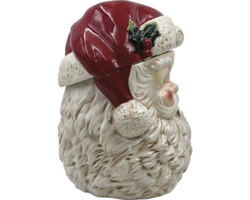 Boîte à biscuits Père Noël en céramique