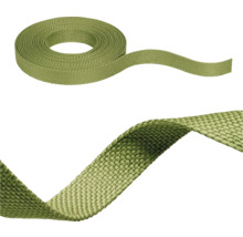 Band aus Textil auf einer Rolle