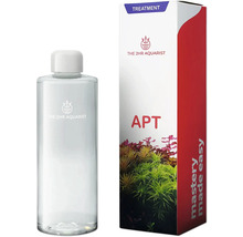 The 2hr Aquarist APT Aquariumwasseraufbereitung in Flasche und Verpackung