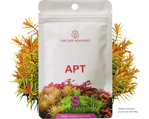 Verpackung mit Aquarium Starter Bakterien der Marke The 2HR Aquarist