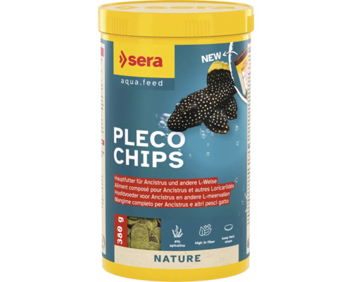 Nourriture en pastilles sera Pleco Chips 1.000 ml (380 g), nourriture pour silures