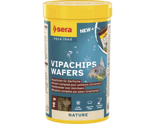 Nourriture en pastilles sera Vipachips Wafers 250 ml (90 g), aliment composé, nourriture pour silures