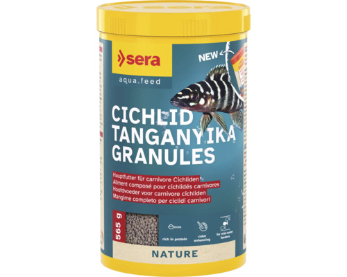 Aliment pour cichlidés Granugreen Nature 1.000 ml aliment principal pour petits cichlidés carnivores