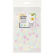 Bodenbeutel mit Punktmuster, Größe 14,5 x 23,5 cm