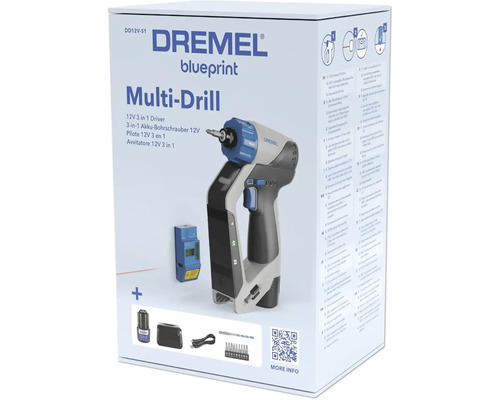 Dremel Multi-Drill 12V 3-en-1 visseuse sans fil dans l’emballage