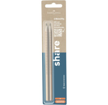 Paquet de deux crayons Faber-Castell avec une forme triangulaire ergonomique