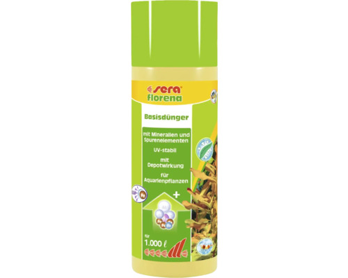 Engrais pour plantes d'aquarium sera florena 250 ml Sera Florena Engrais de base pour 1000 litres d''aquarium