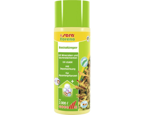 Engrais pour plantes d'aquarium sera florena 500 ml Sera Florena Engrais de base pour plantes d''aquarium, convient pour 2000 litres