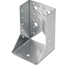 Support de poteau en acier avec trous de fixation