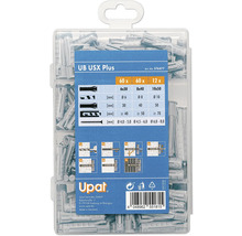 Upat Chevilles universelles USX Plus en boîte d''assortiment, 132 pièces