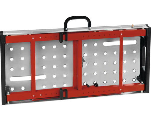 Rampe de fauteuil roulant en aluminium pliée pour un transport sûr