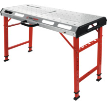 Holzmann ST2GO établi avec plateau métallique et pieds réglables