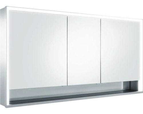 Armoire de toilette KEUCO Royal Lumos 140 x 16,5 x 73,5 cm argent 3 portes LED IP 24 14306171304 Armoire de toilette KEUCO Royal Lumos 140 x 16,5 x 73,5 cm argent 3 portes LED IP 24 14306171304