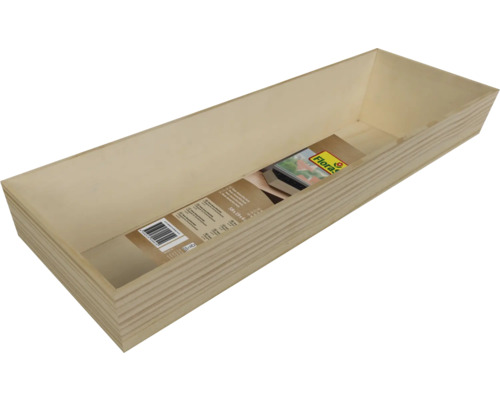 Jardinière rectangulaire en bois