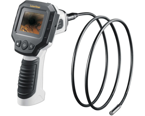 Caméra d''inspection Laserliner avec câble de caméra flexible pour l''inspection visuelle des zones difficiles d''accès.