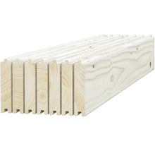 Panneaux en bois avec rainure et languette