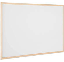 Tableau blanc avec cadre en bois magnétique 60x90 cm