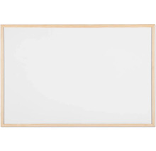 Tableau blanc avec cadre en bois magnétique 60x90 cm