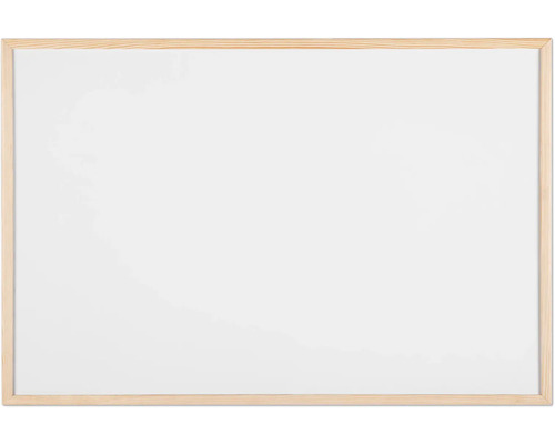 Tableau blanc avec cadre en bois magnétique 60x90 cm