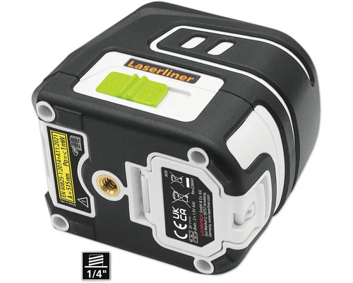 Niveau laser croix Laserliner avec filetage de raccordement pour trépied