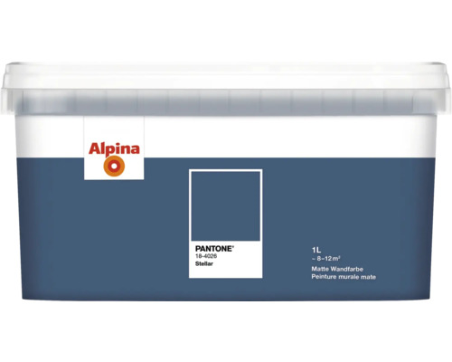 Peinture murale Alpina Pantone 18-4026 stellar 1 l Peinture murale Alpina Stellar, 1 litre, finition mate