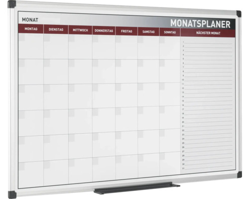 Monatsplaner mit Tagesübersicht