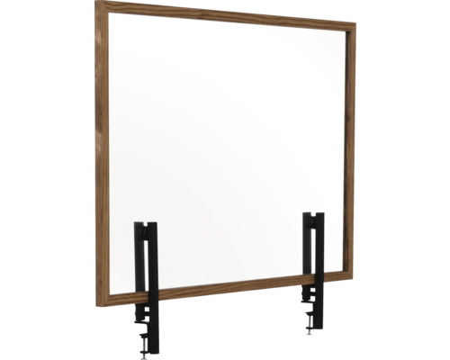 Rehausseur de bureau en bois avec pinces