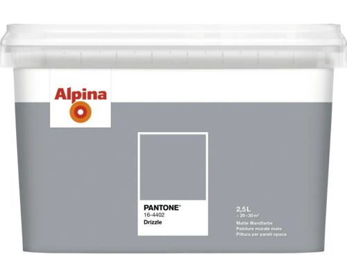 Eimer Alpina Wandfarbe Drizzle, 2,5 Liter