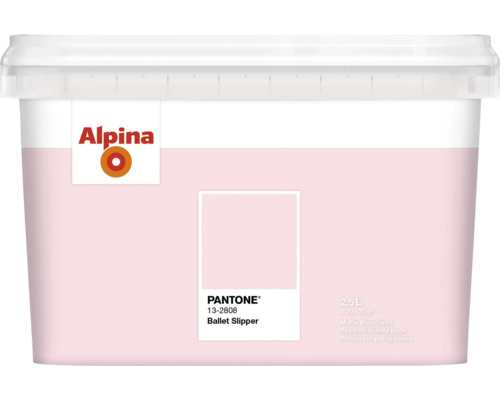 Peinture murale Alpina Pantone 13-2808 ballet slipper 2,5 l Peinture Alpina Ballet Slipper, 2,5 litres, peinture murale mate