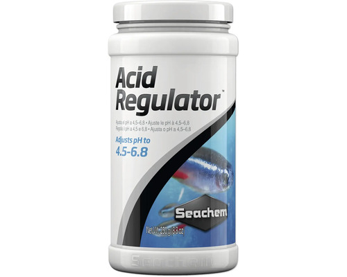 pH Wert Senker Seachem Acid Regulator 250 g bringt pH-Wert in sauren Bereich von ca. 4,5 - 6,8 Seachem Acid Regulator zur pH-Wert Anpassung im Aquarium