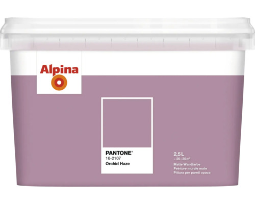 Alpina Wandfarbe, 2,5 Liter, matte Ausführung