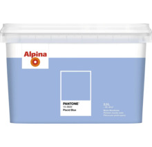 Peinture murale Alpina Placid Blue, seau de 2,5 litres
