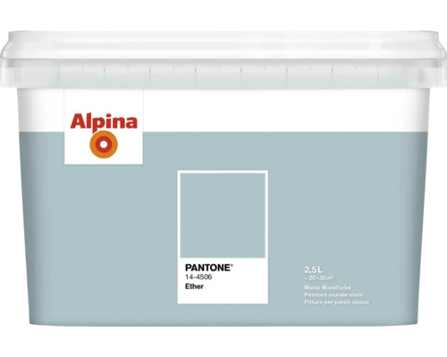 Peinture murale Alpina Pantone 14-4506 ether 2,5 l Peinture murale Alpina, teinte Ether, 2,5 litres