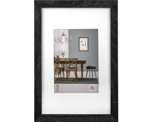 Bilderrahmen Holz Fiorito dunkelgrau 40x50 cm